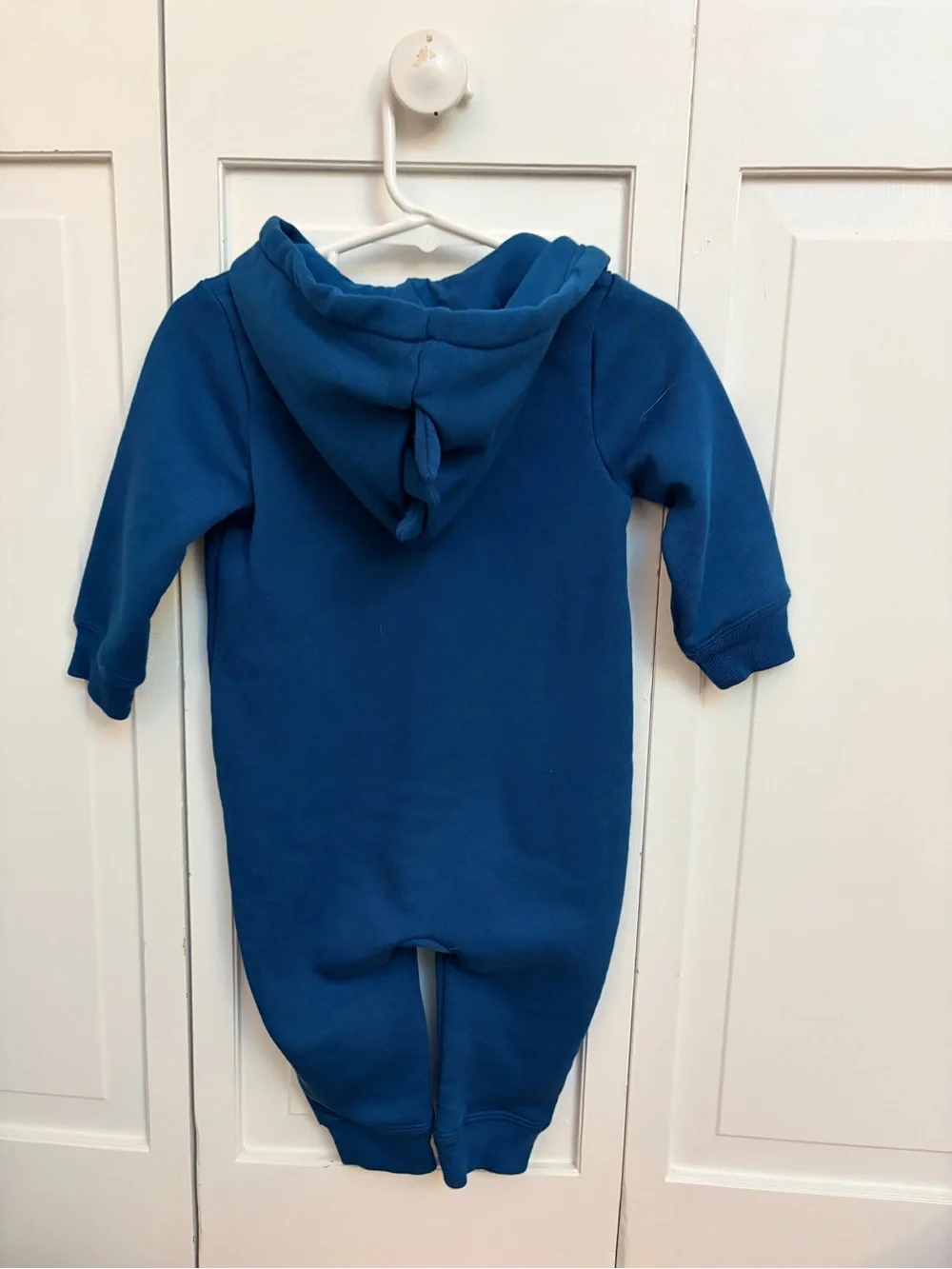 GAP Royal Blue Hooded One-Piece Footie
